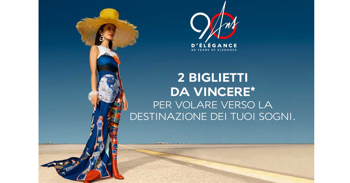 Concorso Anniversario Air France Vinci Biglietti Aerei Per Una