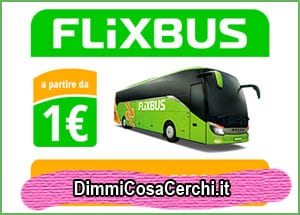 FlixBus, viaggiare a solo 1€