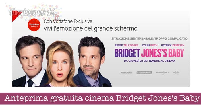 Anteprima gratuita cinema Bridget Jones