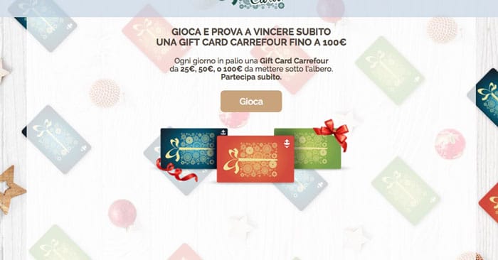 Vinci gift card Carrefour