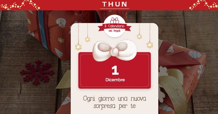 Calendario dei regali Thun: sconti e offerte IMPERDIBILI!