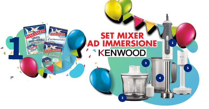 Panenageli: vinci ogni ora un mixer Kenwood