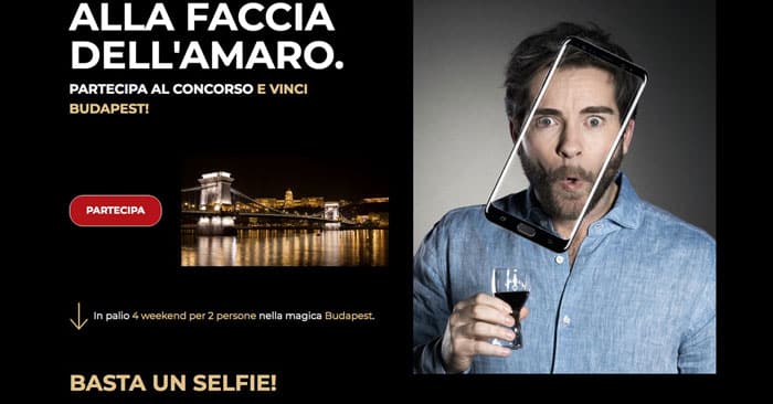 Concorso Unicum selfie "Alla faccia dell'amaro"