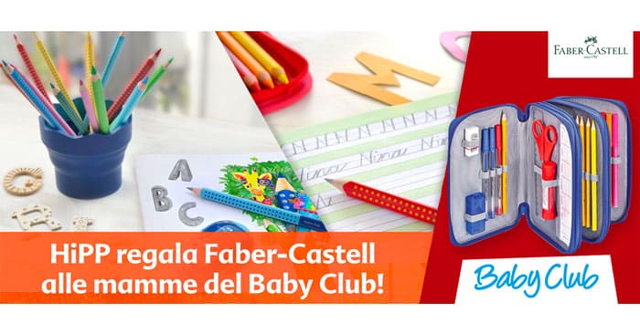 BabyClub HiPP: registrati e vinci Faber Castell