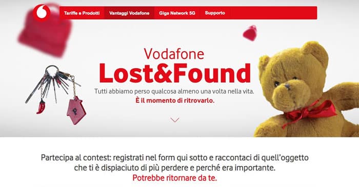 Contest Vodafone "Lost&Found"