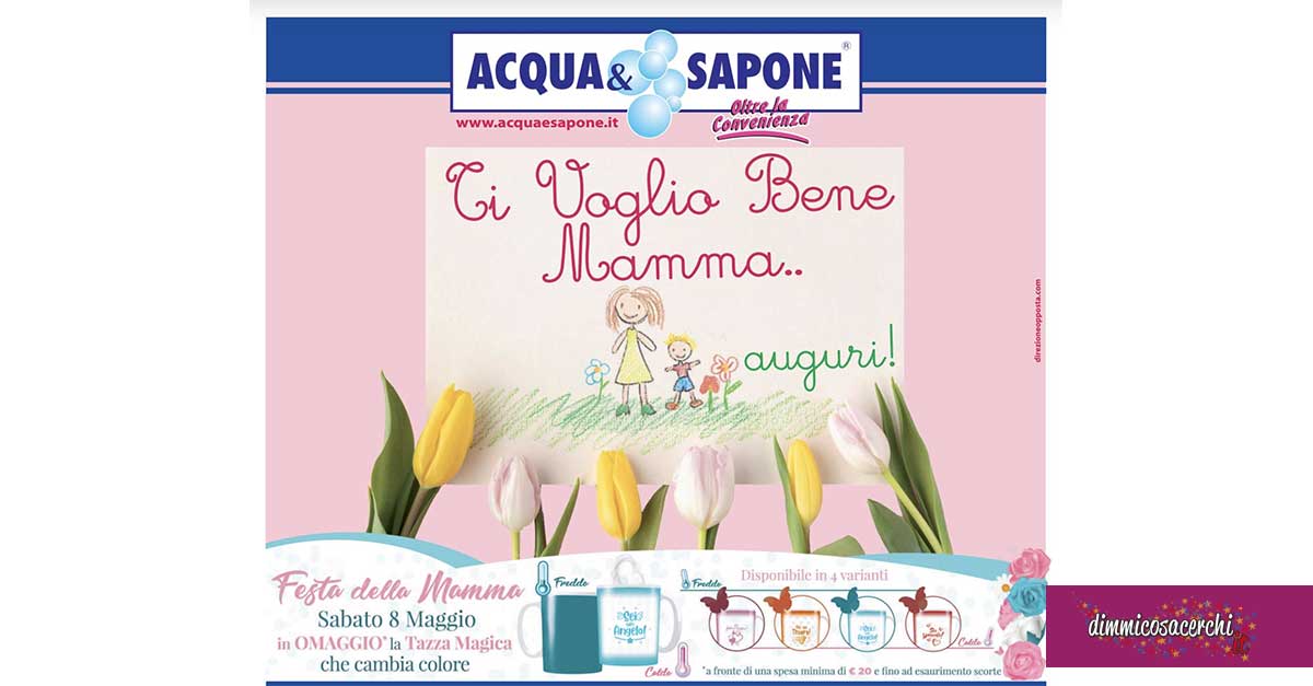 Festa della Mamma con Acqua & Sapone: asciugamani dedicati omaggio!