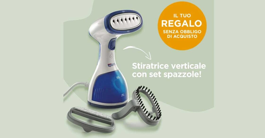 La Stiratrice verticale Termozeta è il nuovo regalo della visita