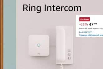 Prime Day Amazon: Ring Intercom scontatissimo!