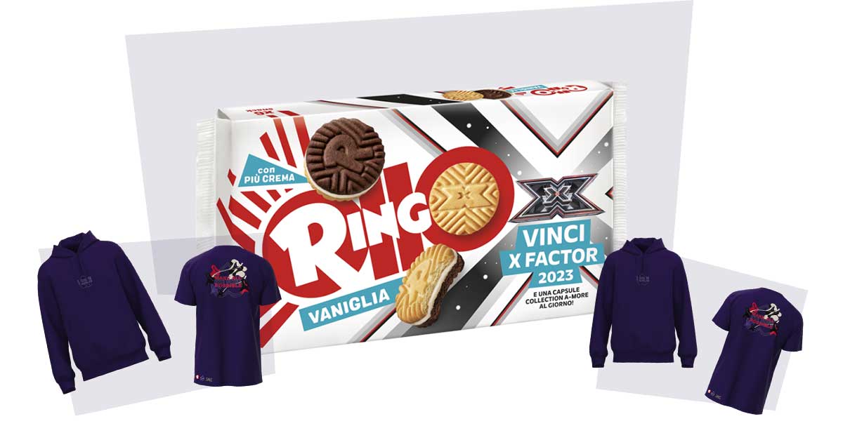 Concorso Ringo X FACTOR 2023 vinci set abbigliamento e ingressi ai