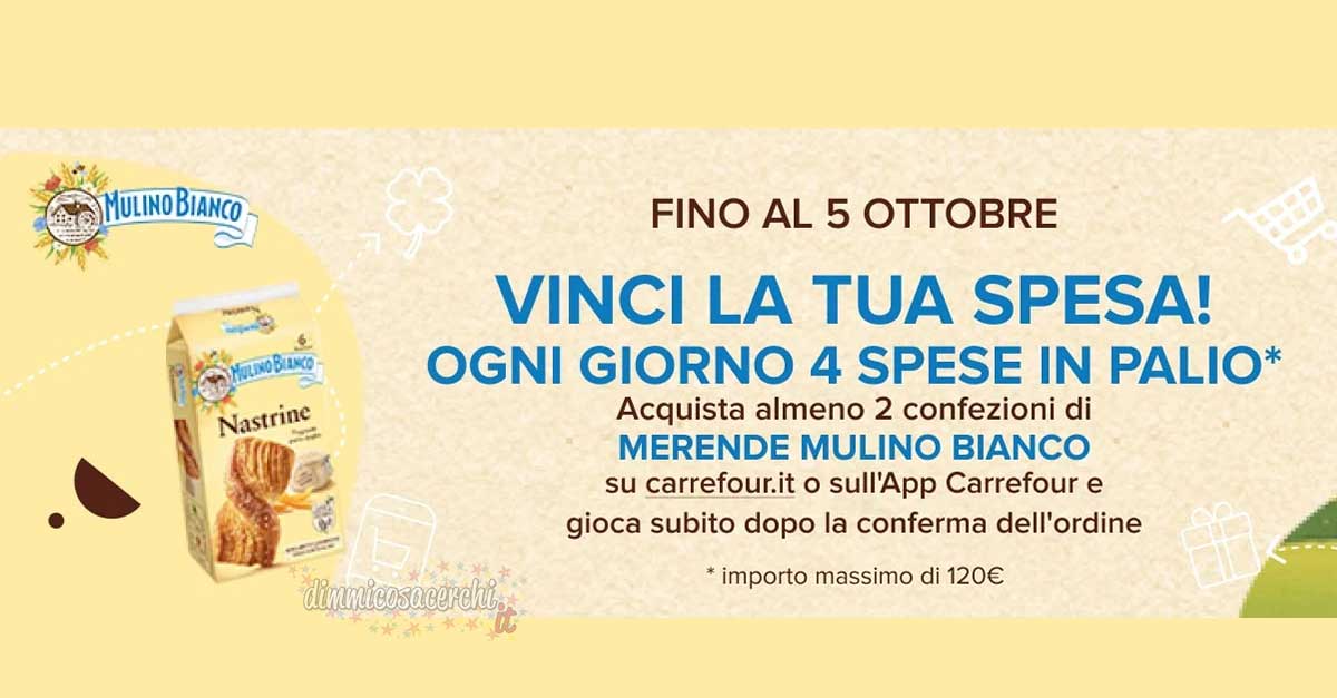 Concorso “Shop and Play – Mulino Bianco 2023”: vinci la tua spesa fino a  120€ - DimmiCosaCerchi