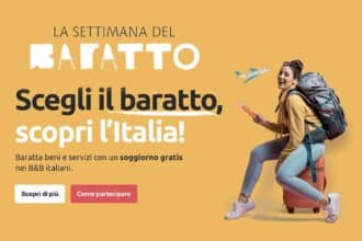 Settimana del Baratto 2024: soggiorna gratis nei B&B italiani