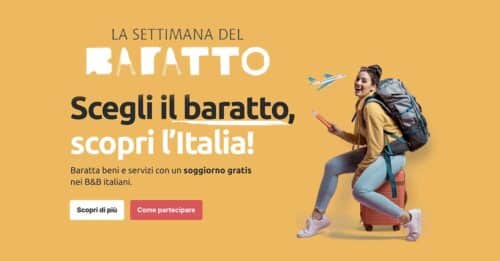 Settimana del Baratto 2024: soggiorna gratis nei B&B italiani