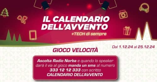 calendario dell'Avvento di Radio Norba