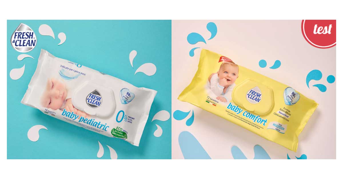 Diventa Tester e prova gratuitamente le Salviettine Baby Fresh & Clean! -  DimmiCosaCerchi