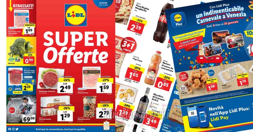 Volantino LIDL: le offerte valide dal 22/01 al 28/01 - DimmiCosaCerchi