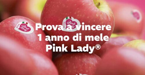 Vinci un anno di mele Pink Lady