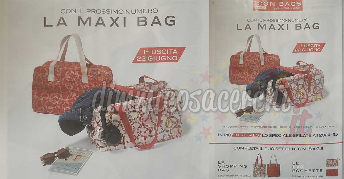 Rivista Amica Con Collezione Icon Bags 2024: Presto In Edicola ...