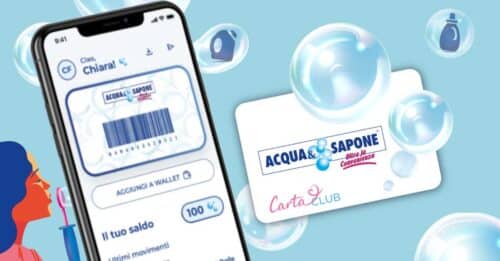 Raccolta bolle 2024 Acqua&Sapone "Carta Club