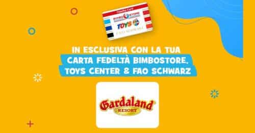 Toys Center regala sconto Gardaland Park