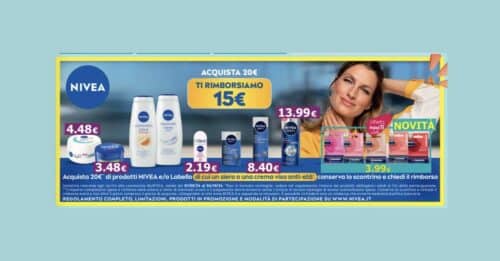 Cashback NIVEA e Labello