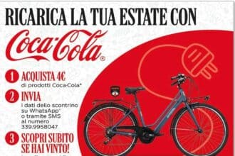 Vinci e-bike con Coca-Cola