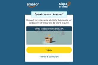 gioca e vinci amazon