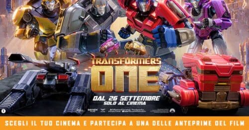 Biglietti cinema gratuiti "TRANSFORMERS ONE"