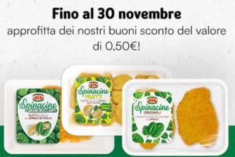 Buoni sconto Spinacine AIA