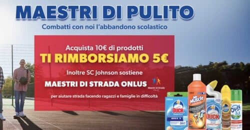 Cashback "Maestri di pulito