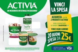 Con Activia vinci la spesa Vegè