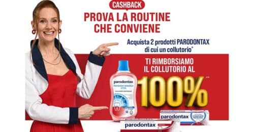 La routine Parodontax ripaga