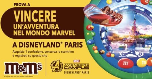 Vinci un’avventura Marvel a Disneyland Paris con M&M’s