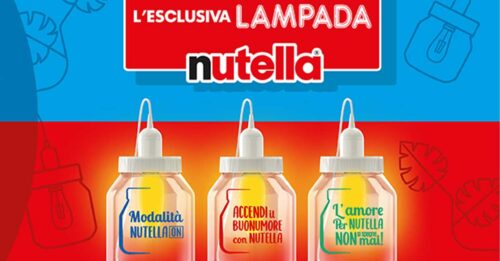 Lampada Nutella omaggio