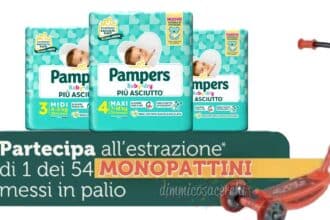 Con Pampers puoi vincere monopattino