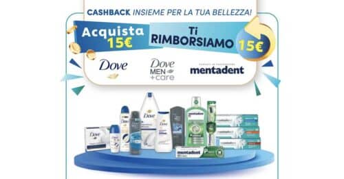 Cashback Dove e Mentadent