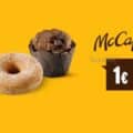 Donut o Muffin 1 euro McDonald's