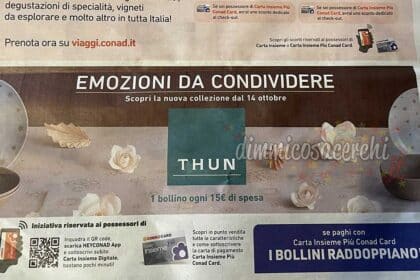 Raccolta Conad Thun "Emozioni da condividere"