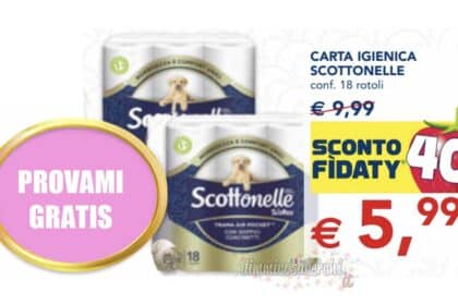 Scottonelle provami gratis Esselunga