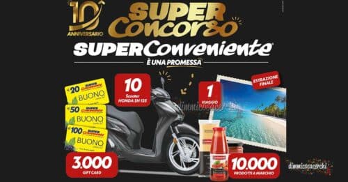 Super Concorso SuperConveniente supermercati