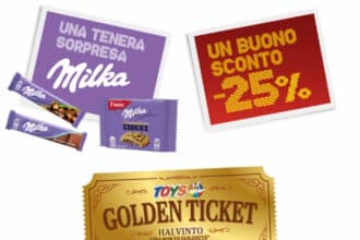 Ricevi il catalogo di Natale Toys Center e una sorpresa Milka