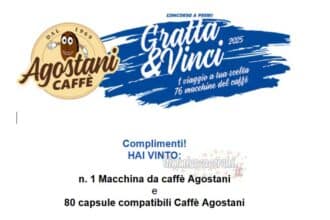 Concorso Agostani caffè