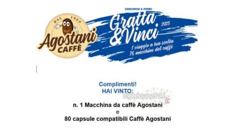 Concorso Agostani caffè