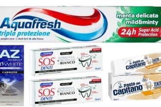 Dentifrici scontati a meno di 1€ Amazon