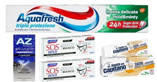 Dentifrici scontati a meno di 1€ Amazon