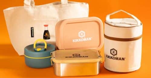 Vinci gratis set lunch box Kikkoman