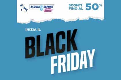 Black Friday Acqua e Sapone