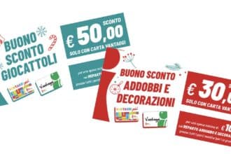 Buoni sconto Iper addobbi e giocattoli