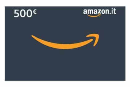 Vinci 50 buoni Amazon da 500