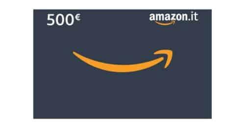 Vinci 50 buoni Amazon da 500