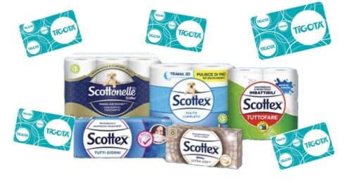 Vinci con Scottex e Scottonelle